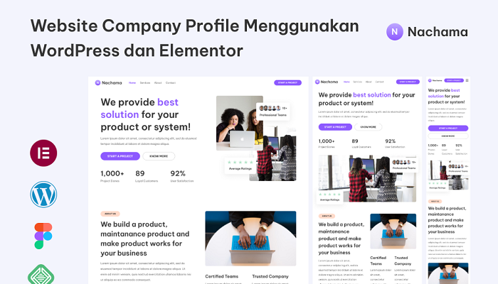 Membangun Website Company Profile Tanpa Coding
